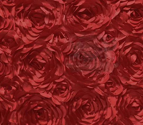 Tela floral de pétalos nupciales satinados de 52 pulgadas de ancho vendido por The Yard (verde aqua)