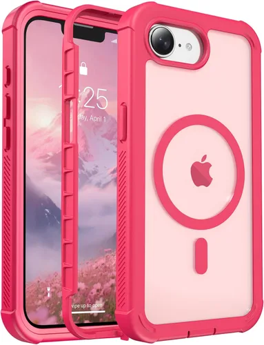 Miniatura 122 de jaroco - Funda magnética compatible con MagSafe para iPhone 11 de 6.1 pulgadas; protección de grado militar contra caídas, de doble capa