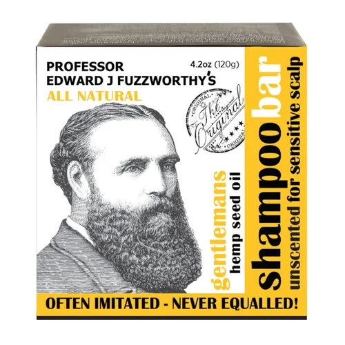 Miniatura 7 de Professor Fuzzworthy's Gentlemans BEER - Barra de champú para barba y cabello normal, seco y graso PERFUMADO con aceites completamente naturales