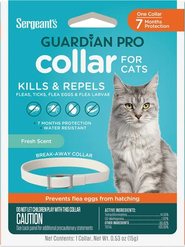 Miniatura 2 de Sergeant's Guardian Pro - Collar para gatos pulgas y garrapatas, 1 unidad