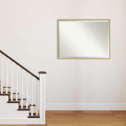 Miniatura 5 de Amanti Art Espejo de pared dorado de 31 x 41 pulgadas, espejo rectangular de baño Lucie Champagne para decoración de pared, sala de estar, marco