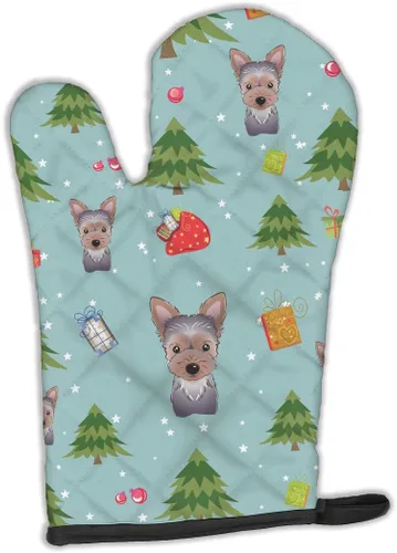 Miniatura 56 de Caroline's Treasures BB4020OVMT Dog House Collection Border Collie - Guante de horno grueso resistente al calor para sartenes calientes y horno