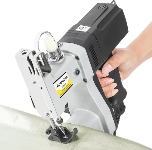 Miniatura 2 de Máquina de cierre de bolsas + 6 rollos de hilo de coser de carrete resistente