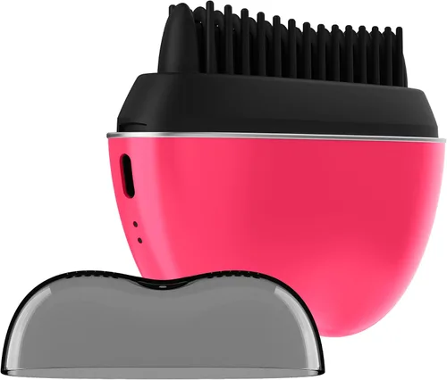 Conair - Cepillo de alisado iónico de cerámica, cepillo portátil para control de encrespamiento, cepillo de peinado para brillo, 2 ajustes de calor