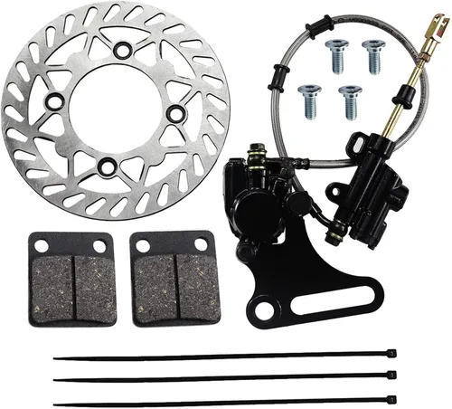PRO BAT Pinza de freno hidráulico de disco trasero de 0.472 in/0.47 pulgadas + rotor de freno de disco de 7.48 pulgadas + pastilla de freno para