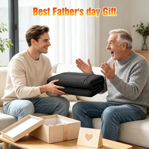 Miniatura 8 de Full Body Massage Mat with Heat, Vibration Back Massage Pad with 10 Motors 3 Heating Levels Timer, Full Body Massager for Bed Chair Sofa, Father‘s