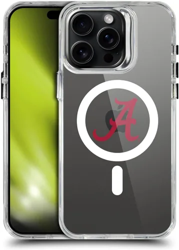Miniatura 125 de Head Case Designs Funda de gel suave con licencia oficial de la Universidad de Alabama UA Collage compatible con Apple iPhone 13 Pro Max