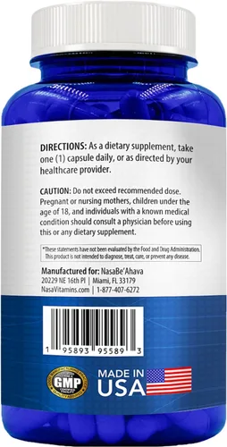 Miniatura 2 de Resveratrol con vitamina B3 Nicotinamida 500mg Precursor NAD+ y complejo de longevidad con forma de nicotinamida de vitamina B3 Niacina sin