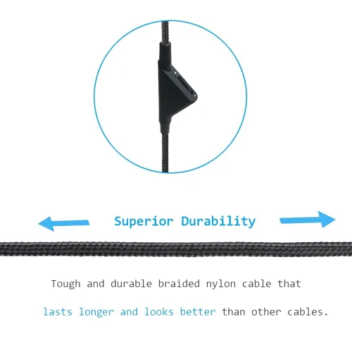 Miniatura 6 de Cable de repuesto para cable de control de volumen en línea Astro A10 A40, cable de audio para juegos compatible con auriculares Astro A10 A40