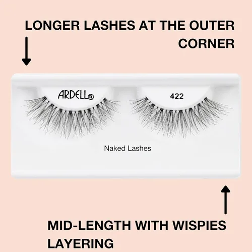 Miniatura 5 de Ardell Naked Lashes 422, negro, 2 unidades (paquete de 2)