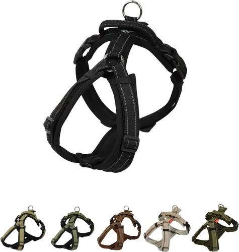 Miniatura 7 de Hakusan - Arnés tipo Ranger Zero Dog Safe, sin asfixia/difícil de desconectar, gran ajuste, fácil de poner y quitar, ajustable, reflector, XXS