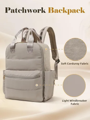 Miniatura 7 de MOMINSIDE Mochila para pañales grande con 15 bolsillos, organizador de bolsas de viaje para bebé, 4 bolsillos aislados, cambiador, color marrón