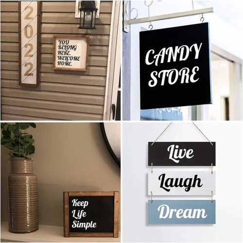 Miniatura 3 de Plantillas de letras del alfabeto de 3 pulgadas para pintar, paquete de 62 plantillas de letras y números para pintar sobre madera, plantillas