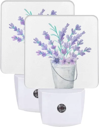 Miniatura 17 de Futterya Luz nocturna LED personalizada enchufable, juego personalizado de 2 lámparas de decoración con sensor automático del atardecer al amanecer