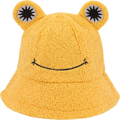 Miniatura 27 de Haoohu Gorra de algodón para adultos, diseño de rana, sombrero de sol para fiesta de disfraces Caqui claro