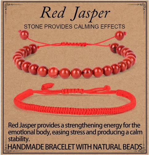 Miniatura 59 de LPBeads Pulsera de piedra natural hecha a mano de tamaño ajustable