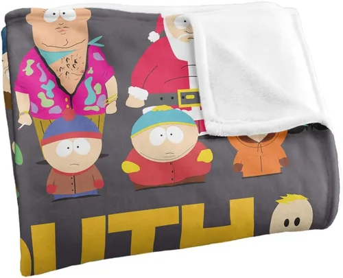Miniatura 3 de South Park - Manta de tacto sedoso de fundición completa, súper suave, 36 x 58 pulgadas, multicolor