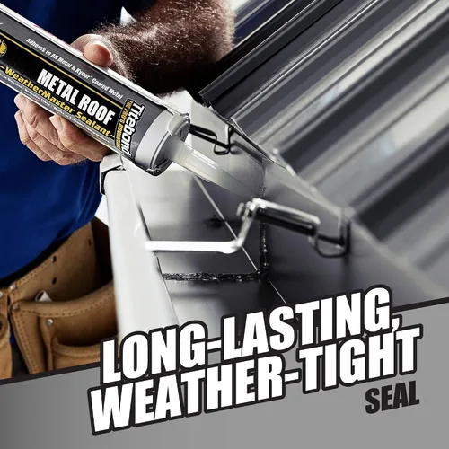 Miniatura 6 de Titebond WeatherMaster - Sellador de techo de metal, cobre – Calafateo de polímero premium para aluminio, cobre, acero galvanizado y metales