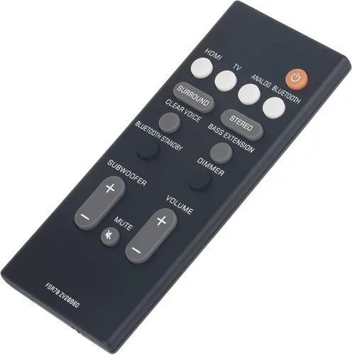 Miniatura 2 de Nuevo control remoto de repuesto FSR78 ZV28960 para Yamaha Soundbar System ATS1060, ATS-1060, ATS1070, ATS-1070, YAS207, YAS-207, YASCU207