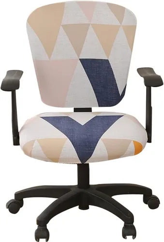 Miniatura 43 de Jinzio Funda para silla de oficina de computadora, tela protectora dividida y elástica, de poliéster, universal, para escritorio, para silla