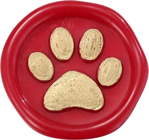 Miniatura 4 de Bonito sello de cera de pata de perro, sello de cera de sellado vintage Yoption ideal para adornar tarjetas de Navidad, sobres, invitaciones