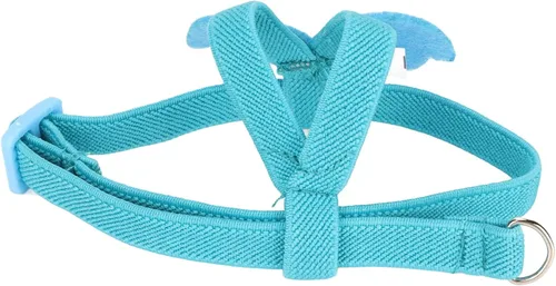 Miniatura 5 de PerGar Parrot Bird - Correa de arnés para pájaros, cuerda de entrenamiento ajustable de nailon antimordidas, correa de tracción para mascotas al Azul