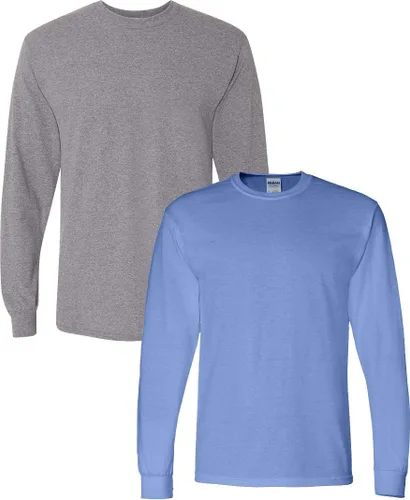 Miniatura 13 de Gildan - Camiseta DryBlend de manga larga para adulto, estilo G8400, paquete de 2