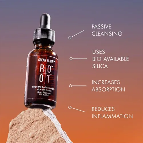 Miniatura 2 de THEROOTBRANDS Root Wellness Clean Slate - por Dr. Rahm Ácido silícico biodisponible con vitamina C añadida - (1.0 fl oz)