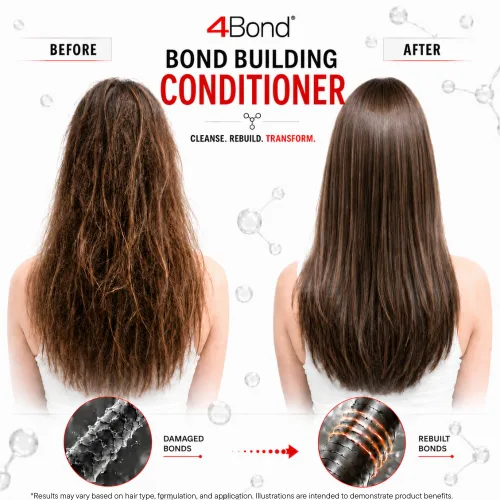 Miniatura 4 de POWERTOOLS 4BOND Acondicionador de construcción Bond Restaura el cabello dañado Contiene polímeros avanzados, queratina, baobab y proteínas