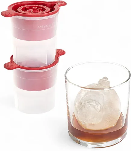 Miniatura 8 de Tovolo Molde de Hielo para Perro Forma de Esfera Hielo en Forma de Perro Moldes de Hielo Esférico Juego de 2 Regalo Festivo para Navidad Relleno