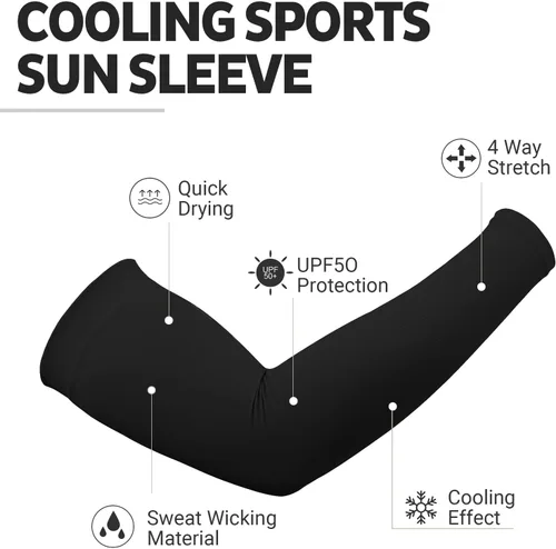Miniatura 7 de HEGCOIIE Mangas de protección solar UV para hombres y mujeres, cubierta de tatuajes, manga de enfriamiento UPF 50 para golf, ciclismo