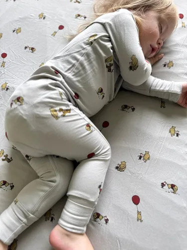 Miniatura 43 de GUNAMUNA Pijama unisex convertible ultrasuave para bebé, mameluco con cremallera para pañales, recién nacido a 24 meses