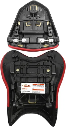 Miniatura 5 de TCT-MOTORPARTS Fundas de asiento delantero y trasero de motocicleta para Yamaha YZFR6 YZF R6 YZF-R6 2006-2007 (negro y rojo #1)