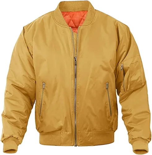 Miniatura 17 de MAGNIVIT - Chaqueta de aviador para hombre, informal, para otoño e invierno, chaqueta y abrigo militar