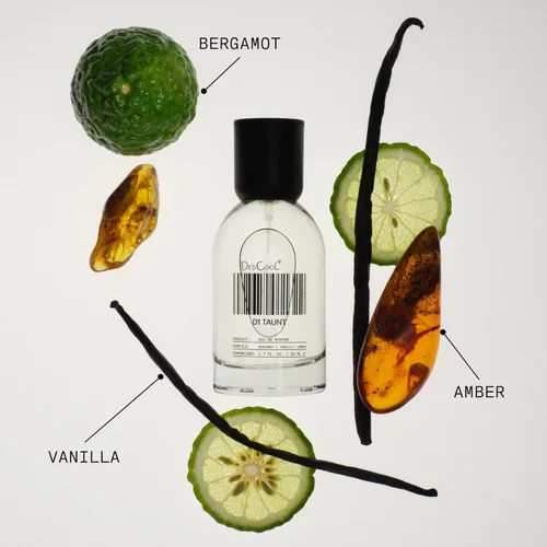 Miniatura 5 de DedCool Eau de Parfum 01 Taunt Fragancia de Lujo Unisex Bergamota, Floral, Cassis, Vainilla y Ámbar Perfume Vegano No Tóxico Aroma Limpio