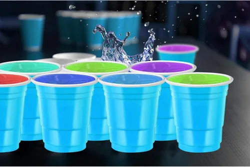 Miniatura 8 de 500 piezas Vasos de Chupito de Plástico Lake Bule de 2 onzas vasos de chupito azules Revelación de Género vasos de chupito desechables para beber