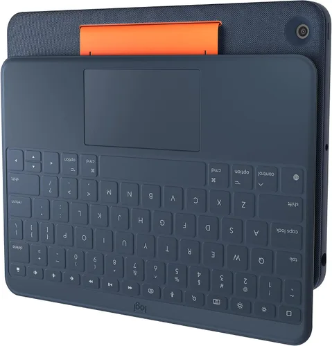Miniatura 8 de Logitech Rugged Combo 3 Touch iPad® Funda de teclado con trackpad y conector inteligente para iPad (7ª, 8ª y 9ª generación) para educación - Azul