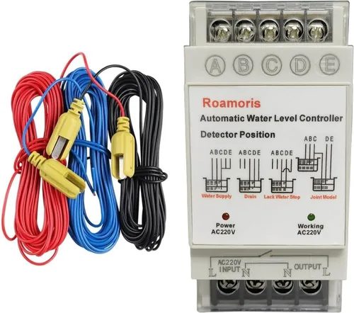 Controlador de nivel de agua de 6.5 pies, sensor de interruptor de bomba, detector de relé de bomba NC07