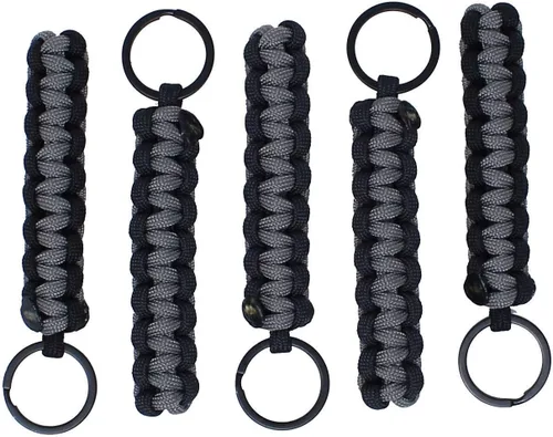 Miniatura 8 de BubbasGarageTv - Reversible Paracord Grab Handles for Jeep Wrangler - Charcoal Grey & Black - Pick Your Pairs
