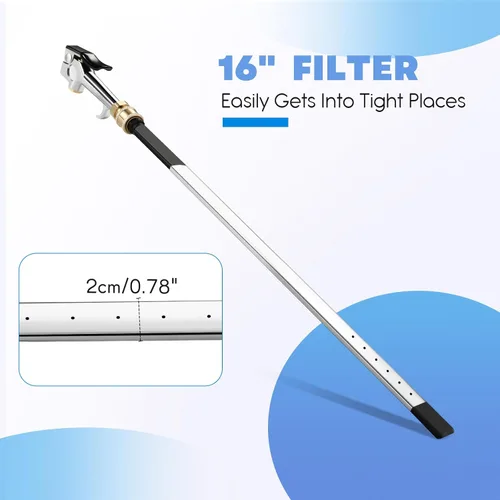 Miniatura 2 de Threlaco Filtro de Aire de 16", Varilla de Limpieza de Radiador para Sistemas de Refrigeración de Alta Eficiencia y Radiadores, Varillas de Limpieza