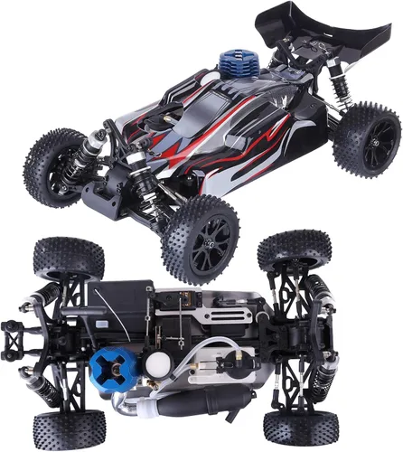 Miniatura 3 de ZOSTER RC Nitro Off-Road Vehículo VRX RH1006 1:10 4WD 2.4G RC Accionado por aceite RTR Versión de alta velocidad Carreras Modelo de camión