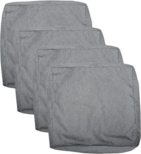Miniatura 24 de Fundas para cojines de asiento de patio, fundas deslizantes lavables de repuesto, funda impermeable para cojines de silla de muebles al aire libre