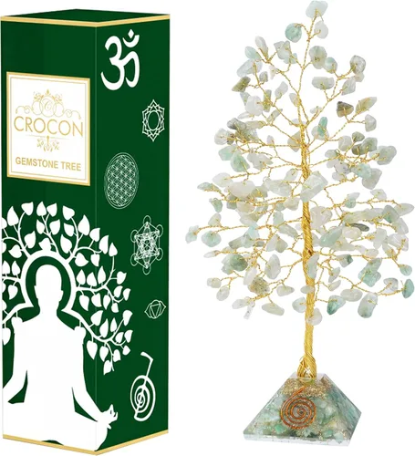 Miniatura 21 de Árbol de la vida de cristal de cornalina – Chakra para energía positiva, piedra preciosa hecha a mano, decoración de Feng Shui, bonsái de dinero