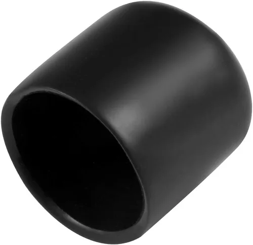 Miniatura 69 de uxcell 25 tapas de goma de 0.787 in de vinilo de identificación redonda tapa tapa de rosca de tornillo protectores negro