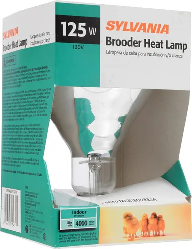 Miniatura 3 de SYLVANIA Brooder Bombilla de lámpara de calor, BR40, 125W (15451)