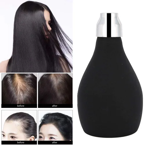 Miniatura 9 de Botella pulverizadora en polvo, Botellas de spray vacías, Soplador de polvo vacío, Bomba de pulverización de cabello en polvo Aplicador de fibra