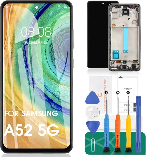 OLED para Samsung Galaxy A52 5G Pantalla de repuesto para Galaxy A52 5G LCD para Samsung A52 5G digitalizador para SM-A526B SM-A526U pantalla táctil