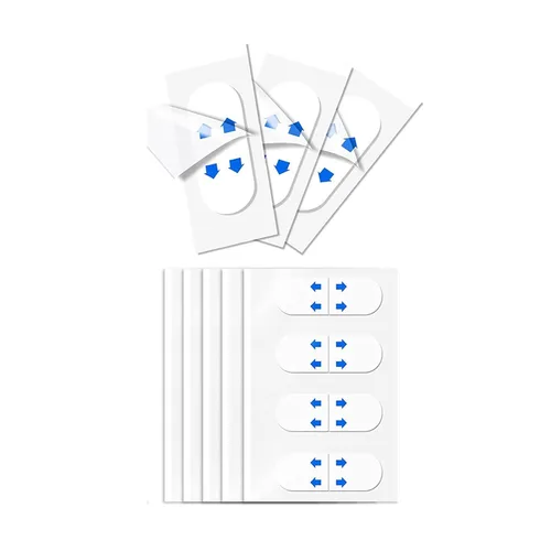 Miniatura 11 de Kit de 160 cintas invisibles para levantar la cara, 120 calcomanías de cinta de elevación en forma de V para arrugas, papada, papada doble y 40
