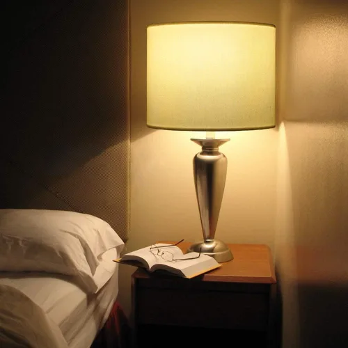 Miniatura 5 de Wellmet Pantalla de Lámpara Requiere Ensamblaje, Pantalla Beige de 16"x16"x12" para Lámpara de Mesa, Lámpara de Noche, Lámpara de Pie, Pantalla