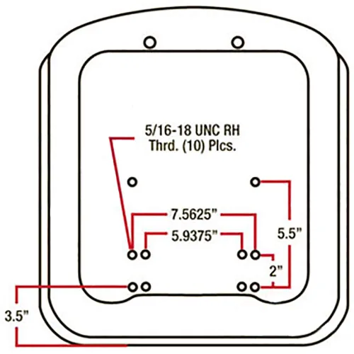 Miniatura 3 de Kubota Compact Tractor Deluxe Asiento de respaldo alto 35080-18400, K2570-56110, K2571-56110, 32420-72960, 32420-72962, 32701-52502, 6C070-88720